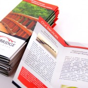 Tri fold full color brochures