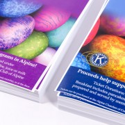 Color copies advertising an event