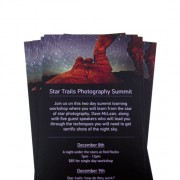 Rack card example for a photography class
